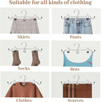 Pants Hangers Space Saving, Stackable Skirt Hangers - Image 7