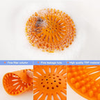 Drain Hair Catcher Durable Silicone Hair Stopper Shower Drain Covers - Image 5