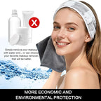 SINLAND Microfiber Facial Cloths Fast Drying Washcloth 8inch x 8inch Absorbent - Image 5