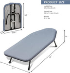 SheeChung Small Ironing Board Tabletop 12"x32", Mini Table Top Ironing Board - Image 2