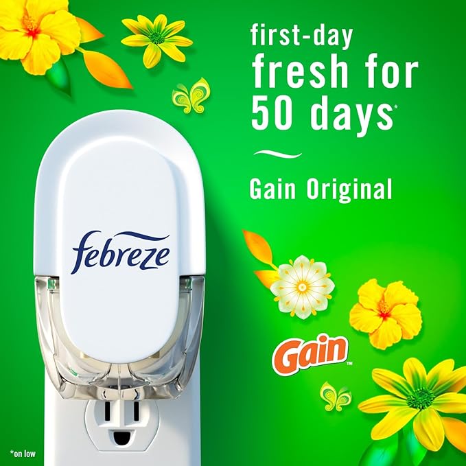 Febreze Plug-In Air Freshener, Odor-Fighting Scented Oil Refill, Air Fresheners - Image 3