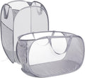 2 Pcs Durable Collapsible Laundry Baskets by Bemkoo