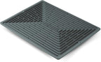 Extra Thick Silicone Dish Drying Mat 16"x12", grooves deeper – Quick Dry by Unknown