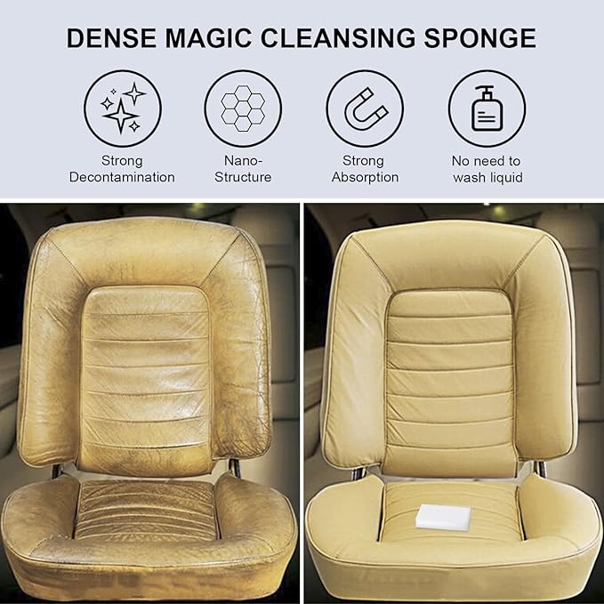 50 Pack Extra Thick Multi-Purpose Melamine Sponge, Magic Sponge Eraser - Image 4