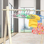 50 Pack White Baby Nursery Closet Hangers, Anti-Slip Laundry Infant Pant Hanger - Image 6