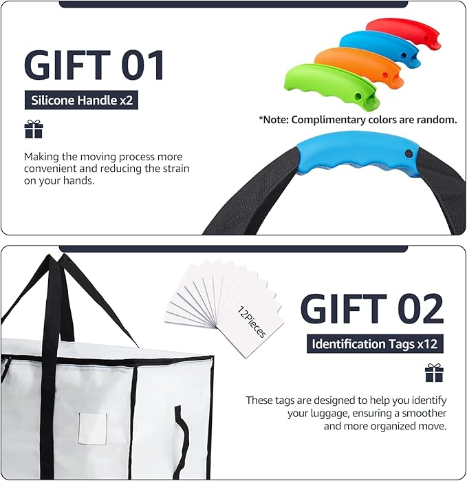 Moving Bags Heavy Duty Extra Large, Moving Boxes, Moving Supplies Essentials - Image 3