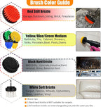 30Pcs Drill Brush Attachment Set, Drill Scrubber Brush Kit Include Scrub Pads - Image 3
