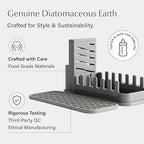 Dorai Home Collapsible Dish Drying Rack and Stone Pad – Foldable Drying Rack - Image 5