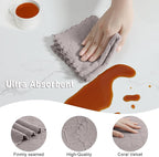 Homaxy Kitchen Towels and Dishcloths Set, 10 x 10 and 13 x 19 Inches, No Lint - Image 4