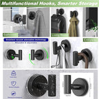 Suction Cup Hooks for Shower, Stainless Steel Towel Hooks for Bathroom Wall - Image 6