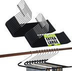 Spring Fever Open Ended Non Slip Sponge Padded Pants Hangers by SpringFever