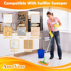 5 Pack Reusable Microfiber Mop Pads Compatible - Image 4