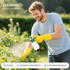 6 Pairs Rubber Cleaning Gloves, Reusable Dishwashing Gloves, Household Dish - Image 7