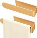 Self Adhesive Hand Towel Holder Rose Gold, 8 Inch Towel Holder by Bethom