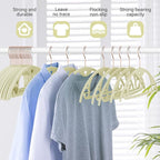 IEOKE Velvet Hangers 50 Pack: Felt Clothes Hangers Heavy Duty Shirt Sweater - Image 2
