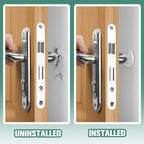 Strongest Door Knob Wall Shield, 2“ Clear Self Adhesive Round Soft Rubber Door - Image 3
