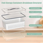 5 Pcs Fruit Storage Containers For Fridge - Image 4