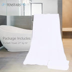 TENSTARS Silk Hemming Bath Towels - Image 2