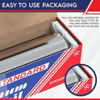 12"x1000 Standard Aluminum Kitchen Foil Rolls - Image 3
