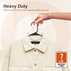 HOUSE DAY 200 Pack Plastic Clothes Hangers, Commercial Bulk Shipment - Image 5