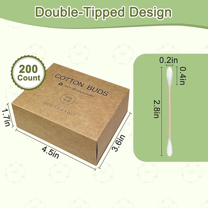 Bamboo Cotton Swabs - Image 6