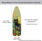 Sprowallow Black Cat Daisy Ironing Board Covers 15 x 54 inch Drawstring - Image 5