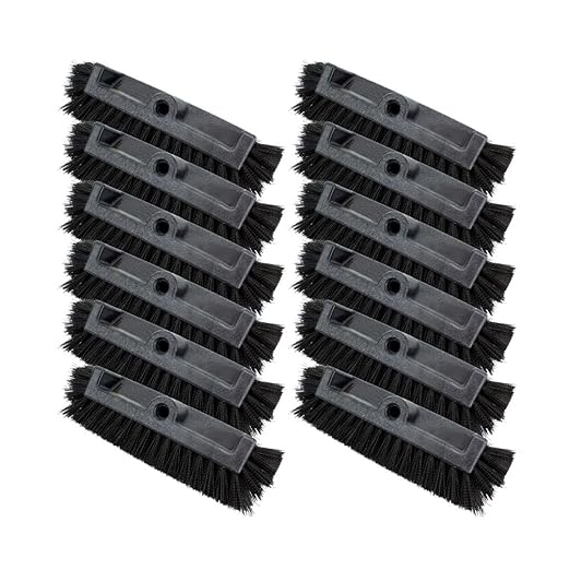 SPARTA Multi-Level Tile Scrub Brush 12" Wide Brush Head, Heavy-Duty Tile by SPARTA