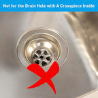 2PCS Bathroom Sink Drain Strainers, Drainer Filter, Fit - Image 4