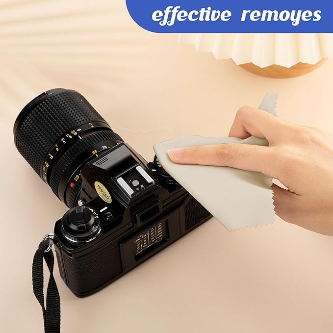 Leelosp 300 Pcs Glasses Cleaning Cloth Microfiber Glasses Wipes Assorted Colors - Image 5