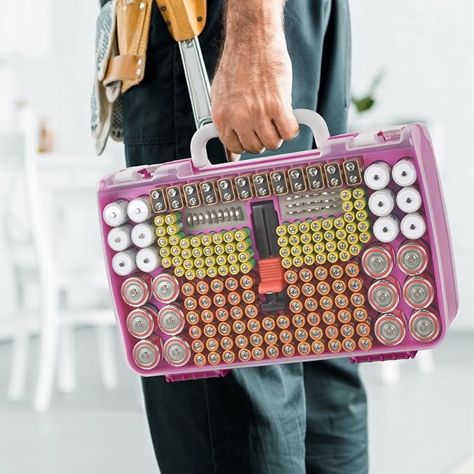Battery Organizer Storage Holder Case - Image 6