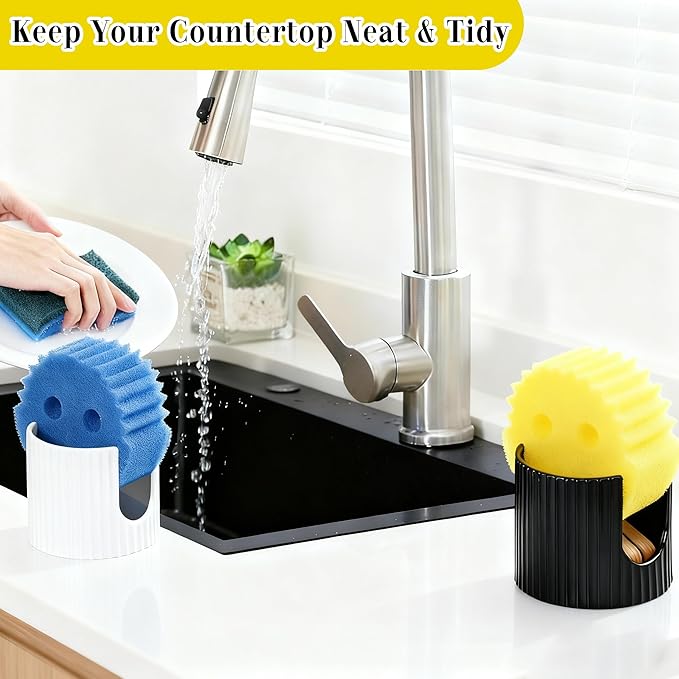 Ceramic Sponge Holder for Kitchen Sink - Image 3