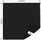 HOMEXCEL Black Microfiber Cleaning Cloth, 5 Pack Cleaning Towels - Image 2