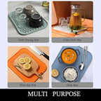 Dish Mat Silicone Dish Drying Mats Works - Image 6