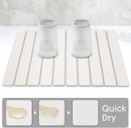 Large Stone Dish Drying Mats for Kitchen Counter, Eco-Friendly Absorbent - Image 2
