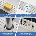 Kitchen Faucet Mat, Diatomite Sink Faucet Mat Splash Guard - Image 8
