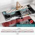 Stone Faucet Mat for Kitchen Sink, Diatomite Drying Stone Mat for Kitchen - Image 2