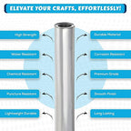 St. Louis Crafts Aluminum Metal Foil Roll, 36 Gauge, Durable Foil - Image 4