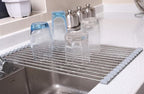 Ahyuan Roll up Dish Drying Rack Over The Sink Kitchen Roll up Sink Drying Rack - Image 6