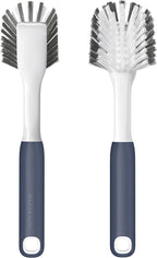 Dish Brush with Built-in Scraper, Kitchen Scrub Brush by ROSEOK
