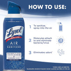 Lysol Air Sanitizer Spray with Bacterial Odor Eliminator - Image 6