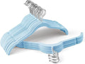 30 Pack Velvet Hangers – Premium Non-Slip Slim Clothes Hangers by Sishynio
