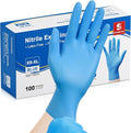 Schneider Nitrile Exam Gloves, Medical Grade Blue Disposable Gloves Latex Free by Schneider