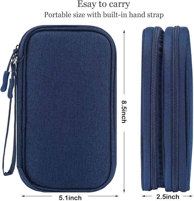 Electronic Bag Travel Cable Accessories Bag Waterproof Double Layer Electronics - Image 4