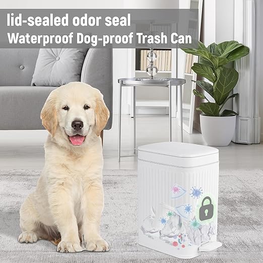 rejomiik Small Bathroom Trash Can - Image 6
