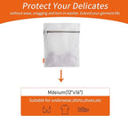 Polecasa 3Pcs 12 x 16 Inches Extra Durable Fine Mesh Laundry Bags - Image 2