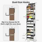 Over The Door Organizer, 7 Tier Door Hanging Organizers - Image 3