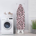Pink Leopard Print Design Tabletop Ironing Board Cover and Pad Standard Ironing - Image 3