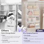 SWTYMIKI Hanging Closet Organizer Storage - Image 5