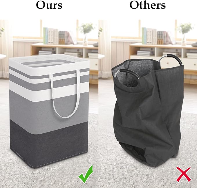 StorageRight Large Collapsible Laundry Basket Hamper - Image 5