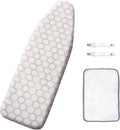 SheeChung 14"x42" Over The Door Ironing Board Cover and Pad, Thick Iron Covers by SheeChung